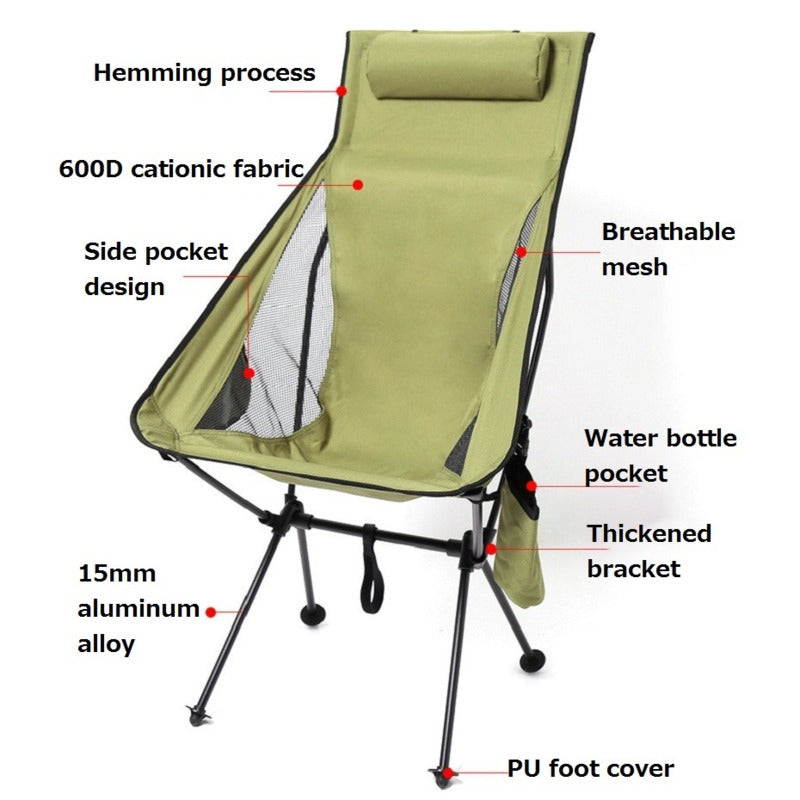 Folding Recliner Fishing Chair