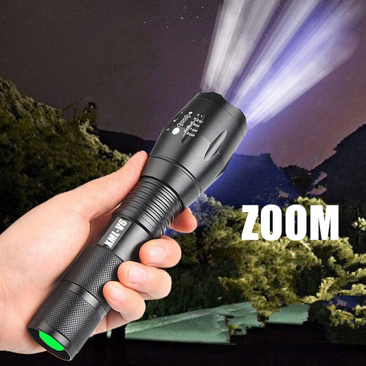 Mini LED Zoomable High Powered Flashlight