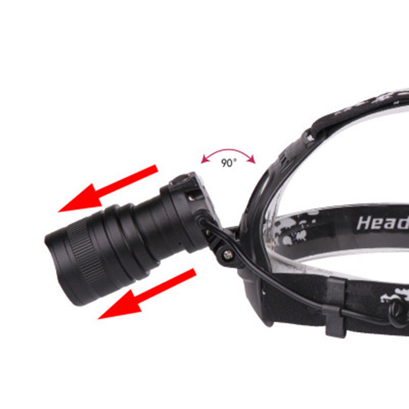 XHP50 USB Charging Telescopic Zoom Headlamp