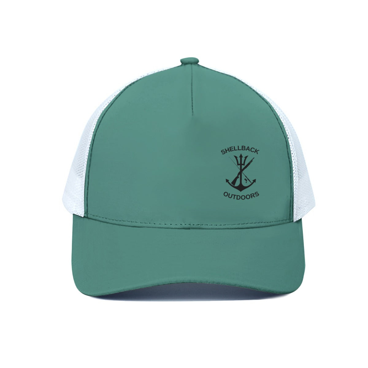 Shellback Outdoors Trucker Hat Teal/White