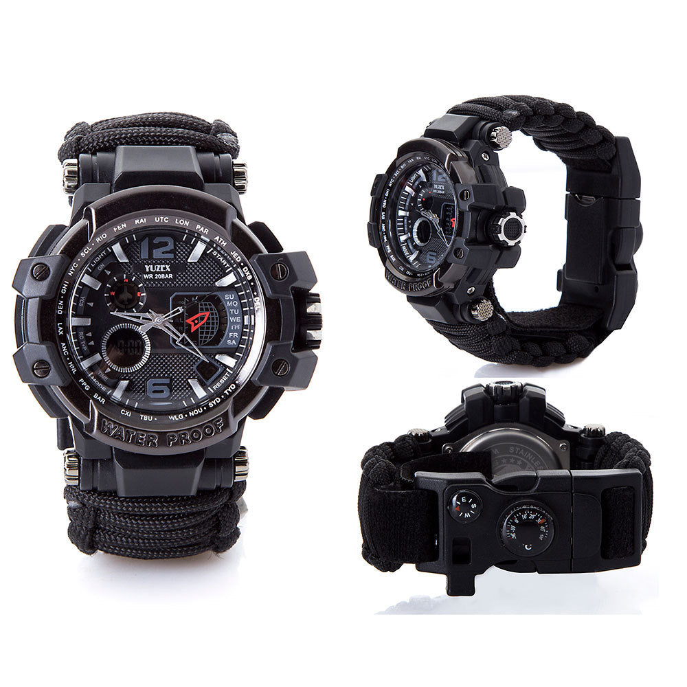 Survival Waterproof Multi-Function Watch