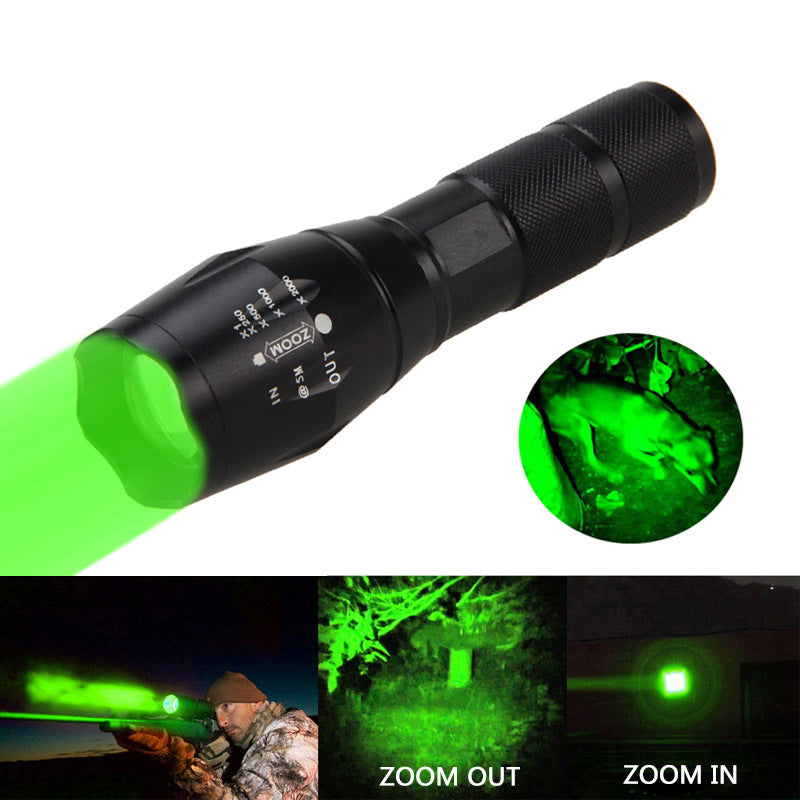 Mini LED Zoomable High Powered Flashlight