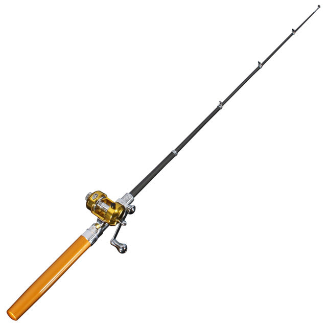 Mini Portable Fishing Rod & Reel Combo