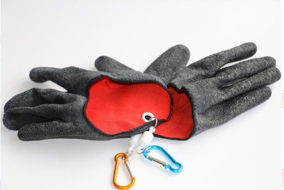 Anti-Puncture Fishing Gloves with Magnet Release