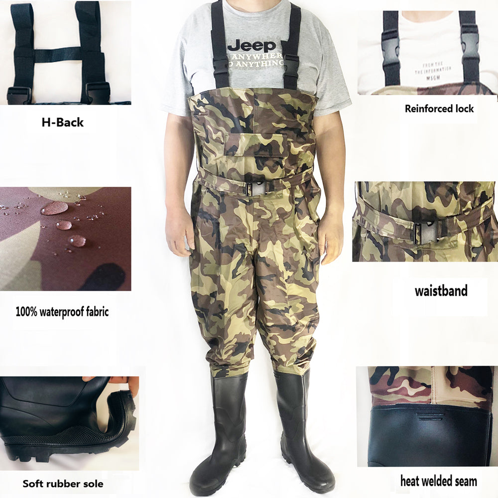 Camouflage Breathable Hunting Fishing Waders