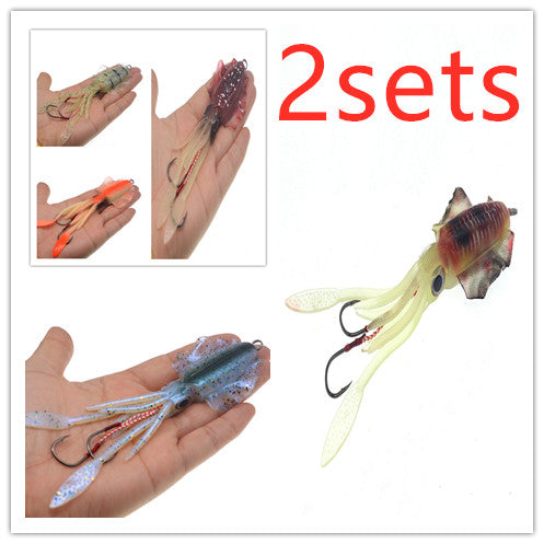 Leaded Hook Luminous Squid Bait