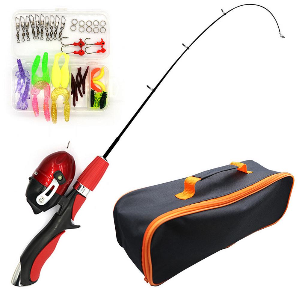 Collapsible Fishing Rod Reel Set with Jig Set