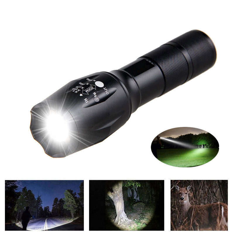 Mini LED Zoomable High Powered Flashlight