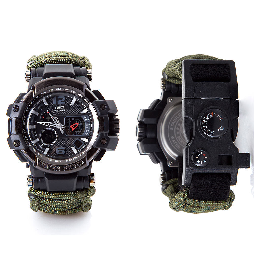 Survival Waterproof Multi-Function Watch