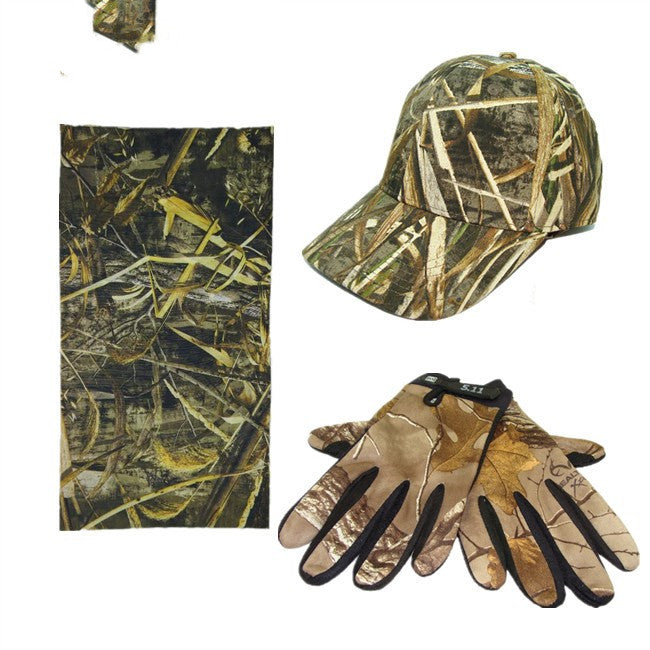 Camouflage Bundle Camo Hat-Gloves-Neck Gaiter