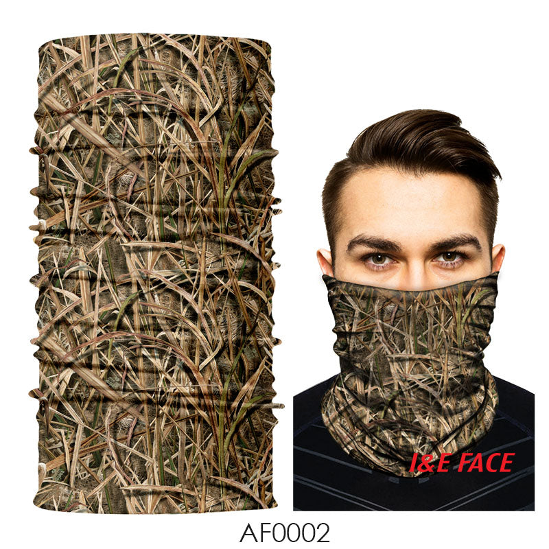 Camouflage Microfiber Neck Gaiter Face Mask