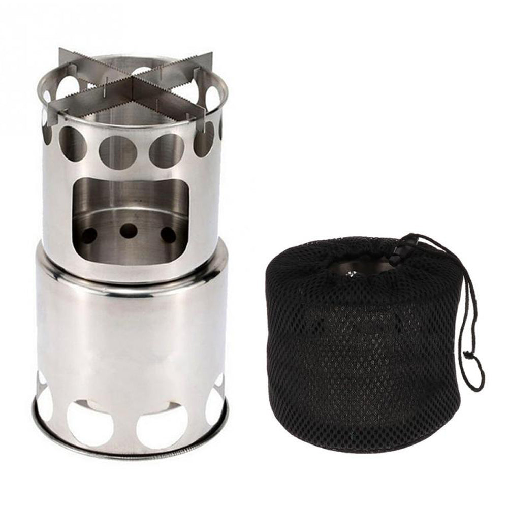 Portable Wood Burning Stainless Steel Stove