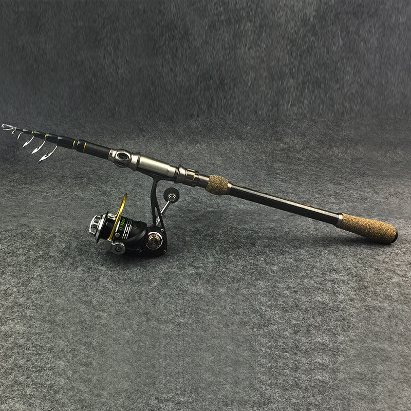 Telescoping Spin Cast Fishing Rod