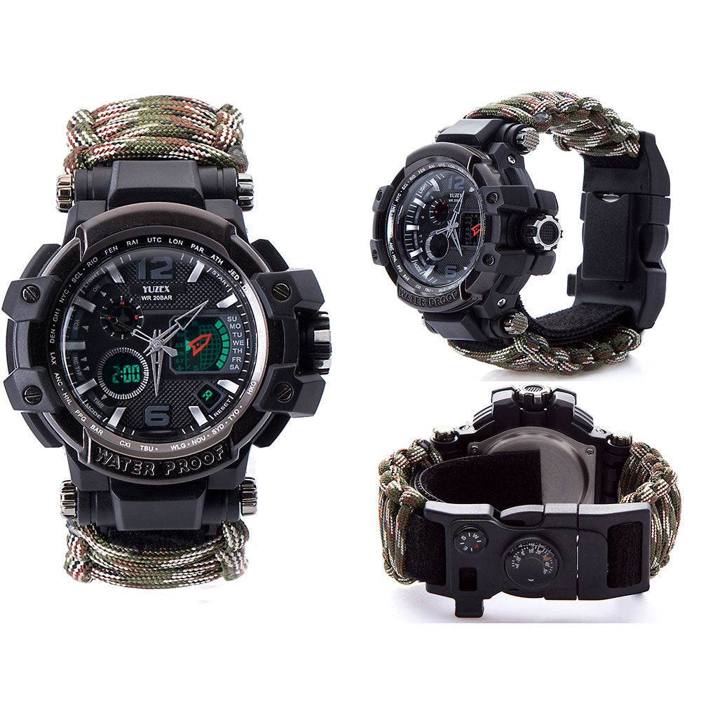 Survival Waterproof Multi-Function Watch