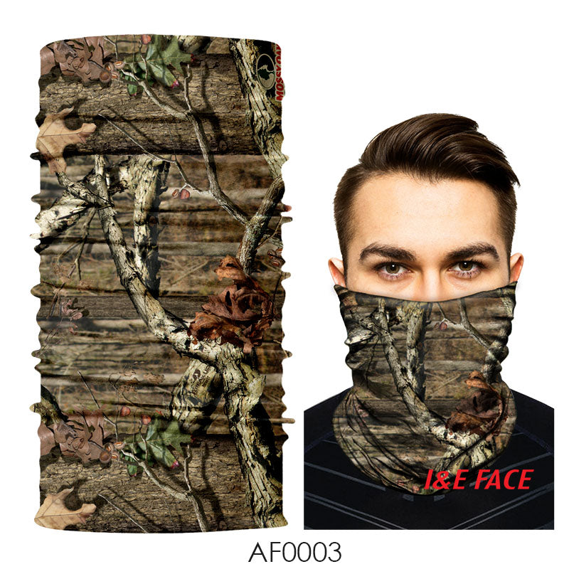 Camouflage Microfiber Neck Gaiter Face Mask