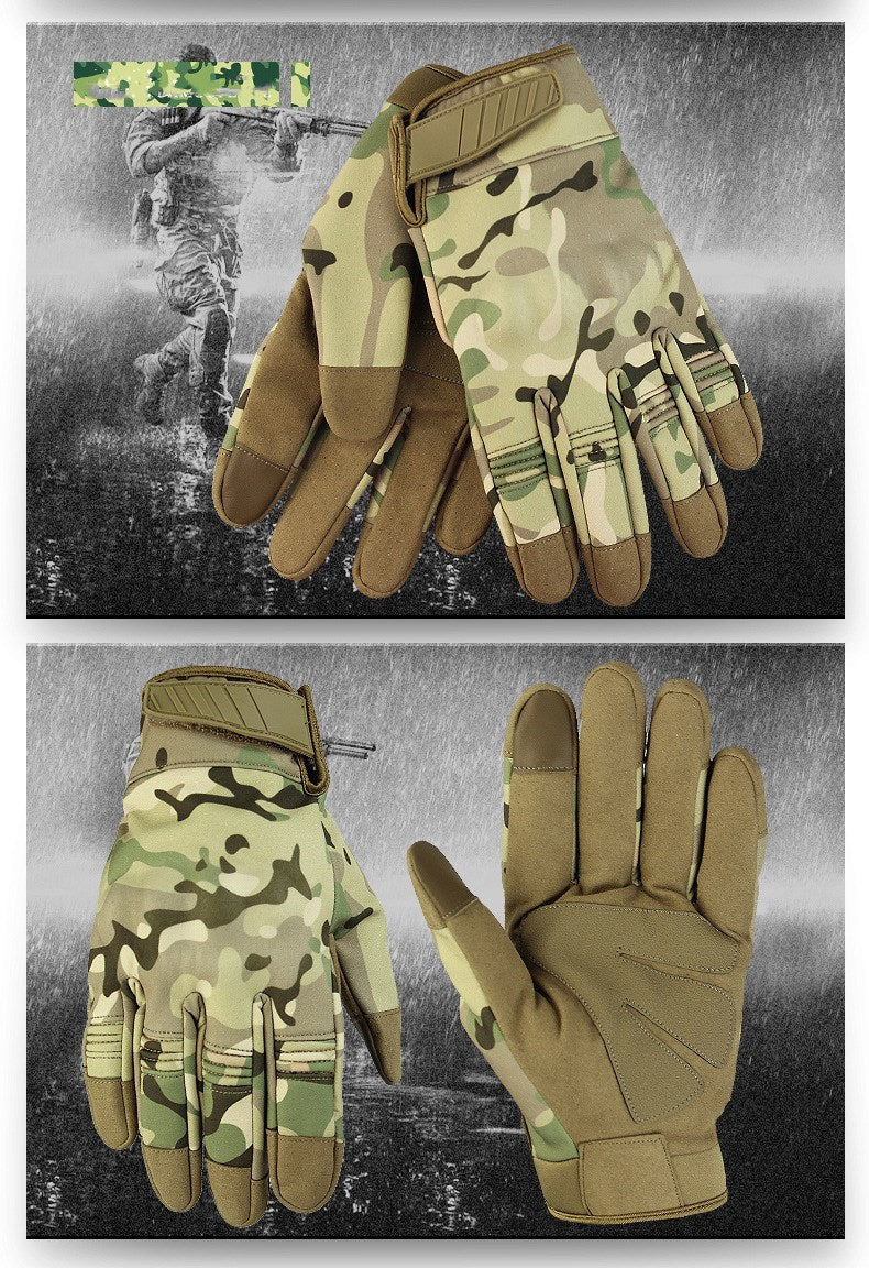 Non-Slip Camouflage Shooting Gloves