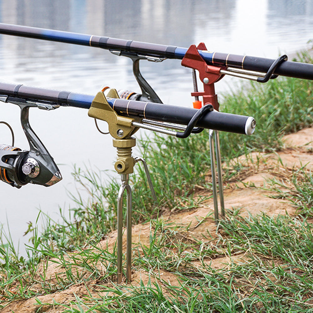 Folding Fishing Rod Holder with Adjustable Sensitivity