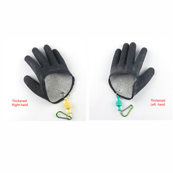 Anti-Puncture Fishing Gloves with Magnet Release