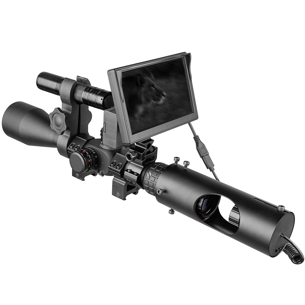 Scope Mounted Night Vision Camera with 5 inch Screen