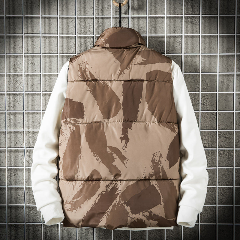 Men's Down Camo Vest Jacket