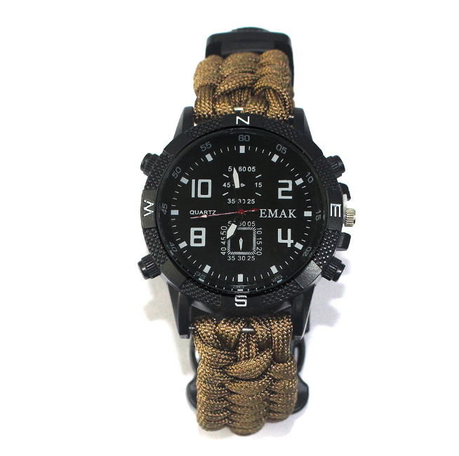 Multi-Function Compass Survival Watch