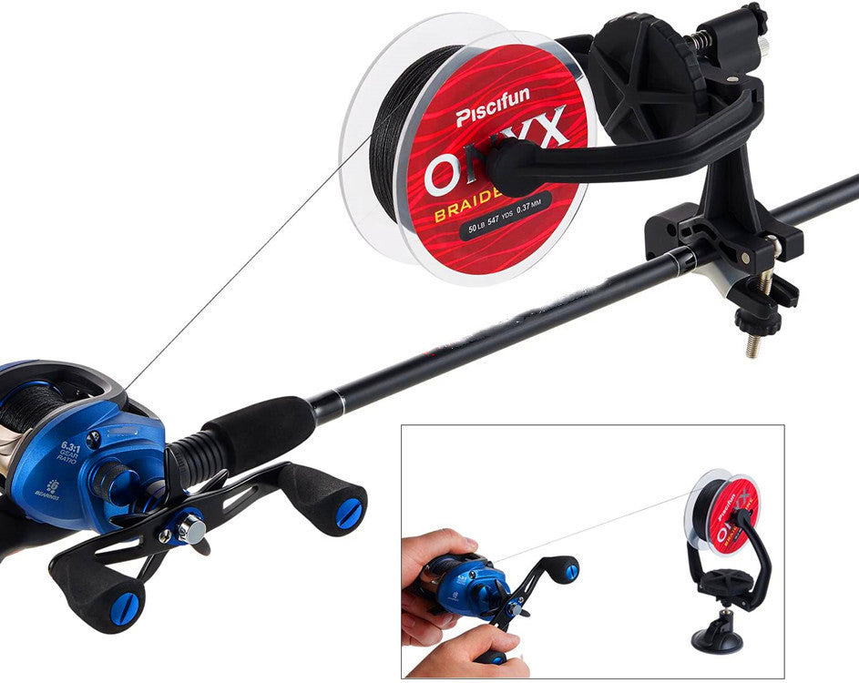 Fishing Line Spooling Station