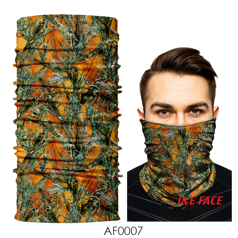 Camouflage Microfiber Neck Gaiter Face Mask