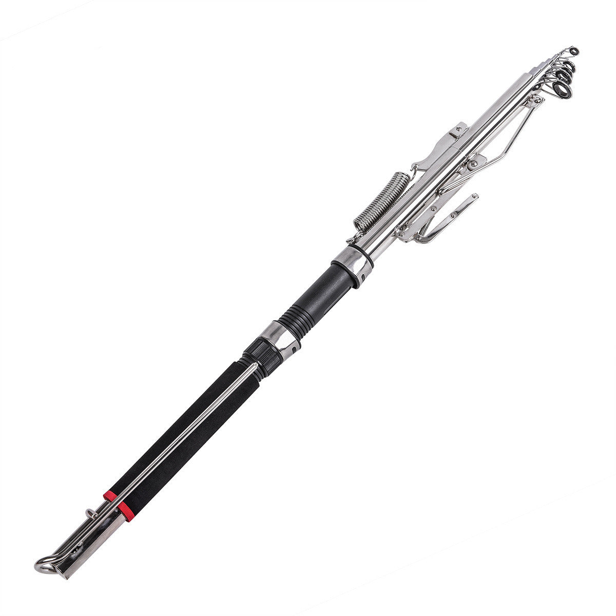 Automatic Self-Setting Telescoping Fishing Rod