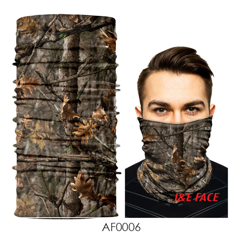 Camouflage Microfiber Neck Gaiter Face Mask