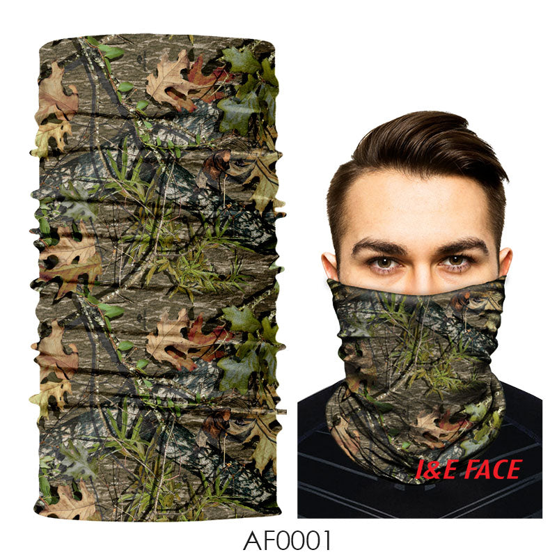 Camouflage Microfiber Neck Gaiter Face Mask