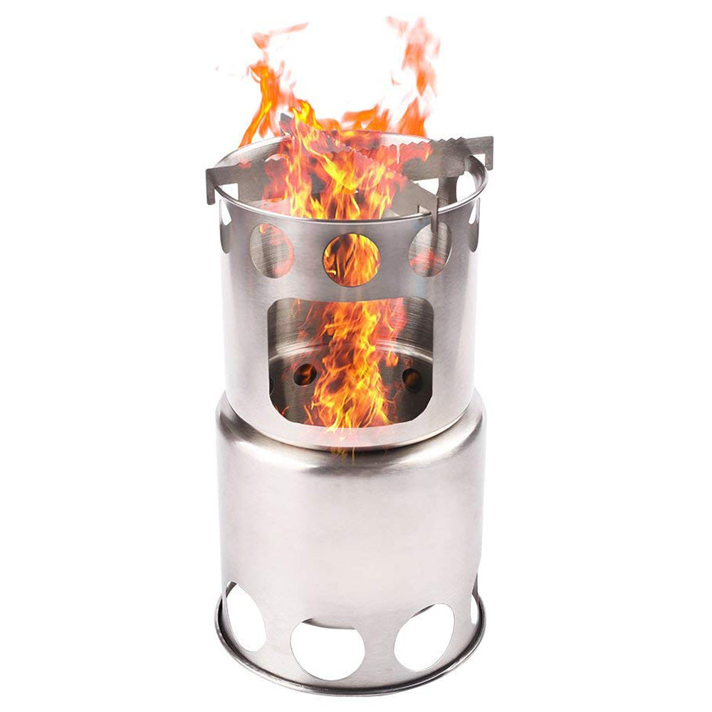 Portable Wood Burning Stainless Steel Stove