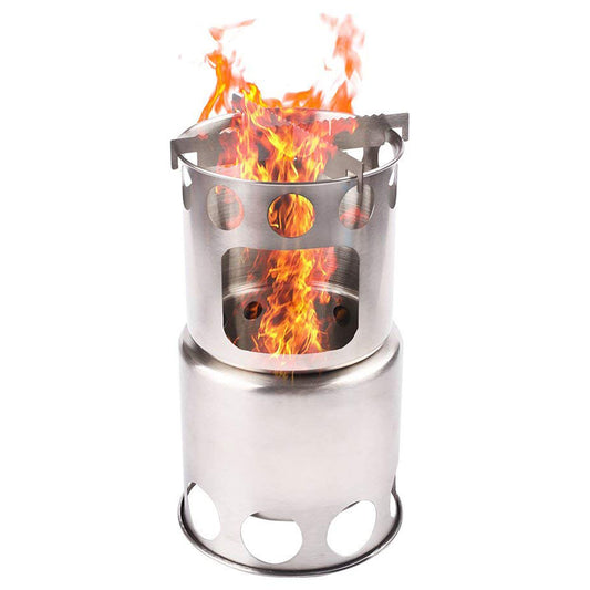 Portable Wood Burning Stainless Steel Stove