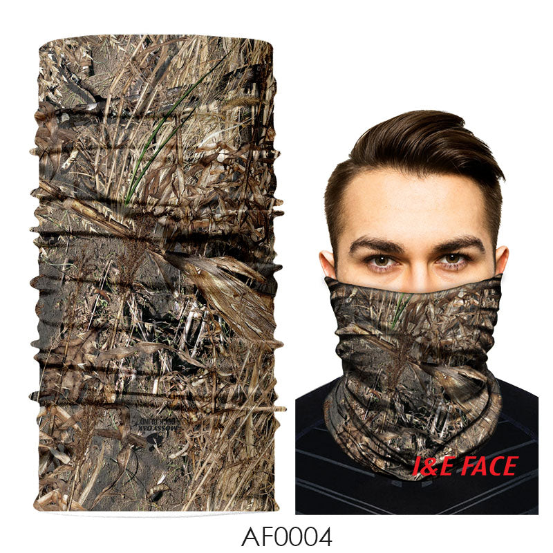 Camouflage Microfiber Neck Gaiter Face Mask