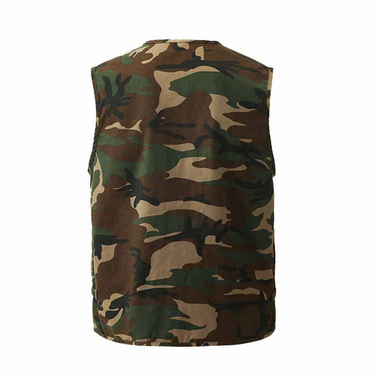 Multi-pocket Fishing Photography Camouflage Vest