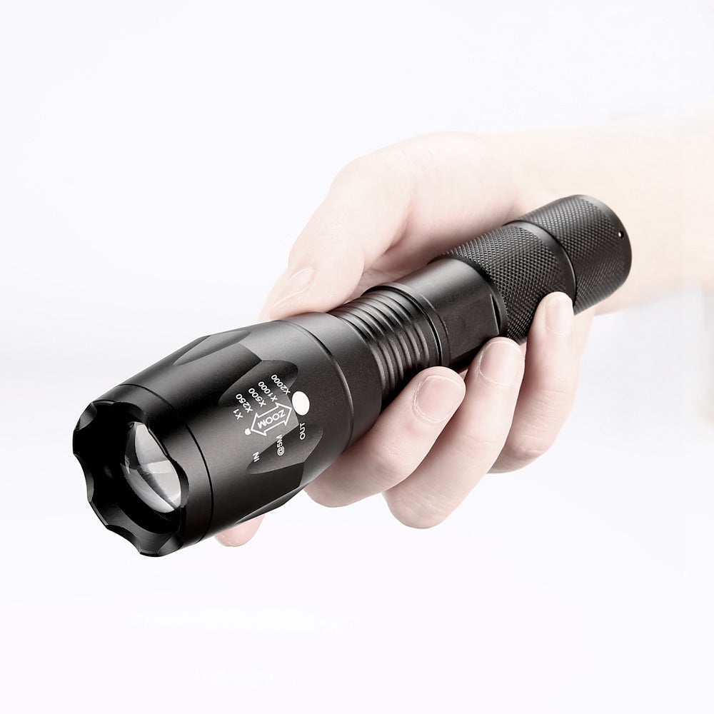 Mini LED Zoomable High Powered Flashlight