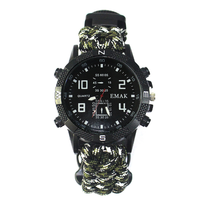 Multi-Function Compass Survival Watch