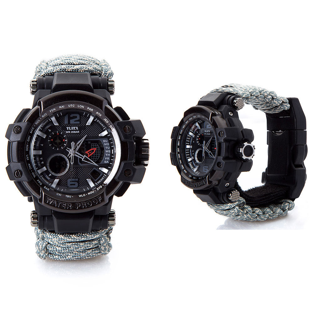 Survival Waterproof Multi-Function Watch