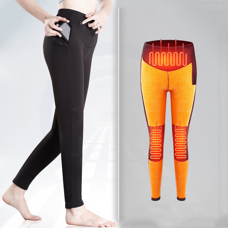 Battery Operated Heated Thermal Leggings