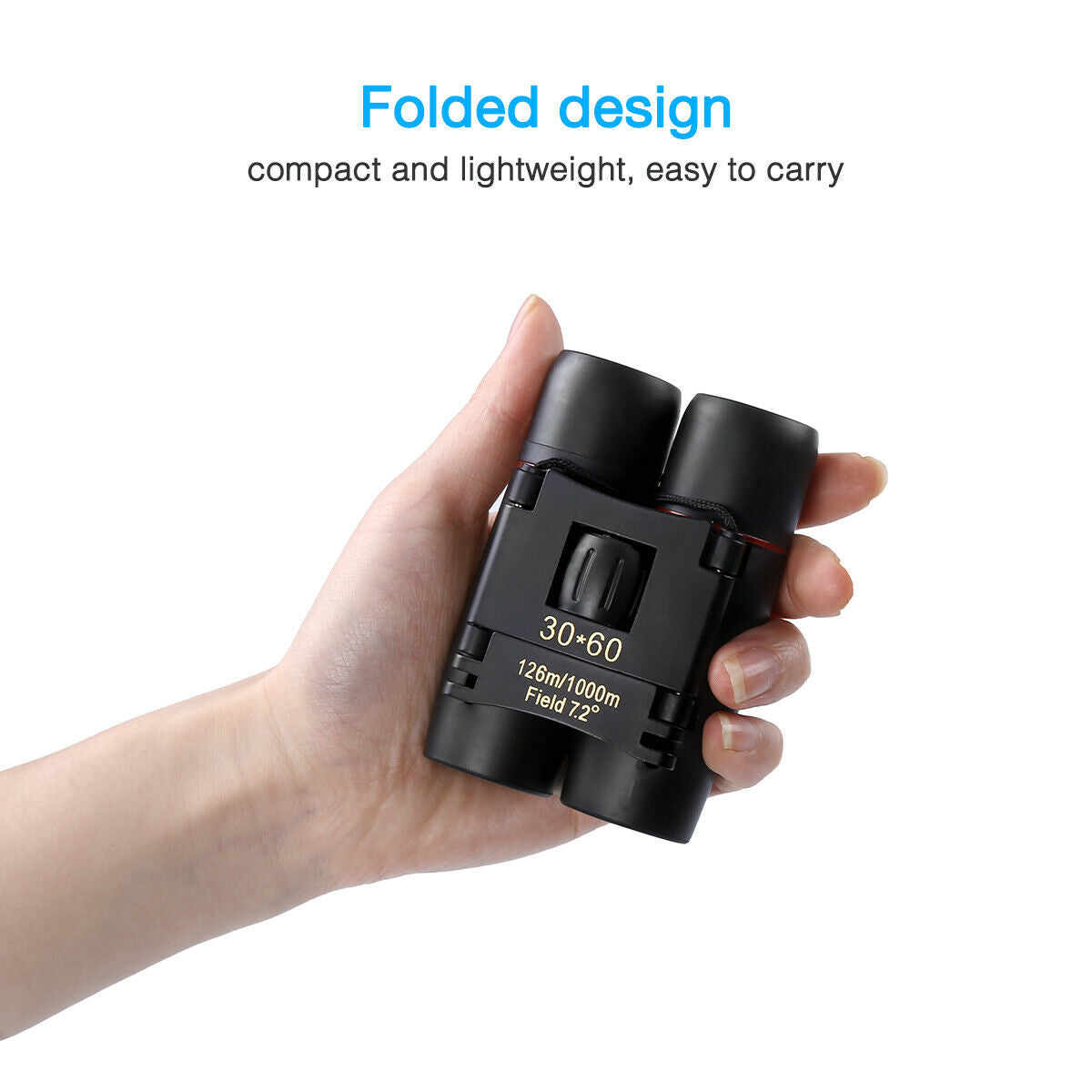 30x60 Compact Folding Binoculars