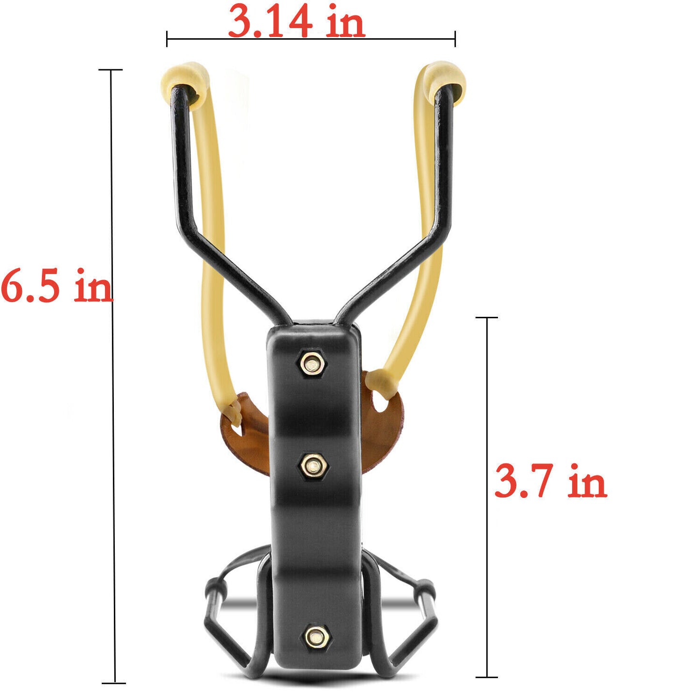 Compact Folding Slingshot Wrist Rocket Catapult For Hunting