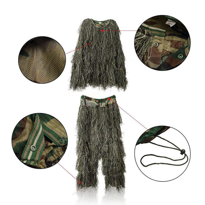 3D Jungle Ghillie Hunting Suit Bundle